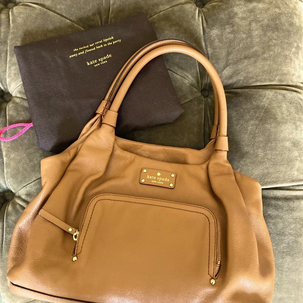 Caramel Kate Spade Tote - Picture 1 of 5